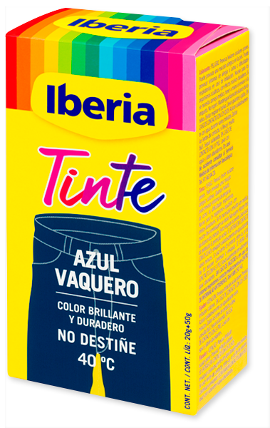 IBERIA Tinte Azul Vaquero 20g tinte + 50g fijador